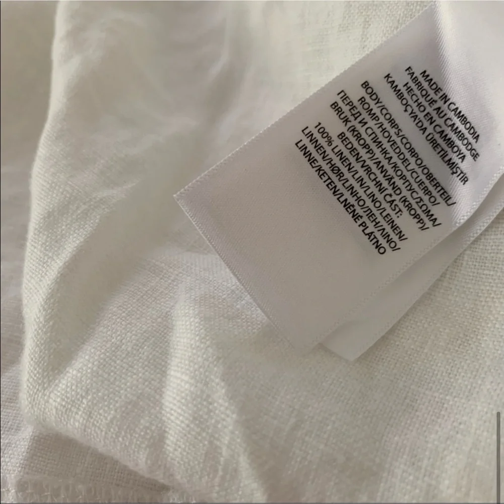 New Ralph Lauren Linen Maxi White Long Dress - Picture 10 of 13